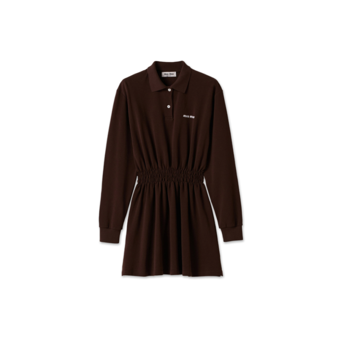 M1v M1v cotton piquÉ mini-dress mf5984